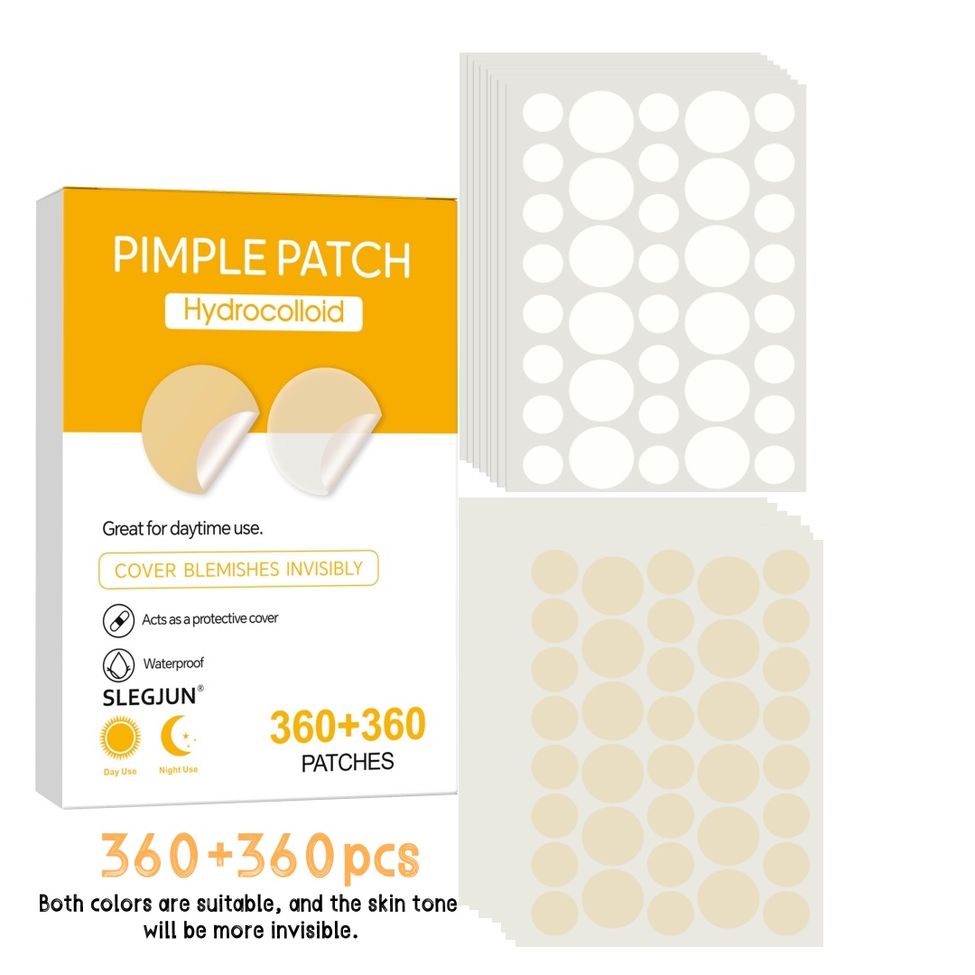 Skincare Gentle - 360 шт. круглых гидроколлоидных пластырей от