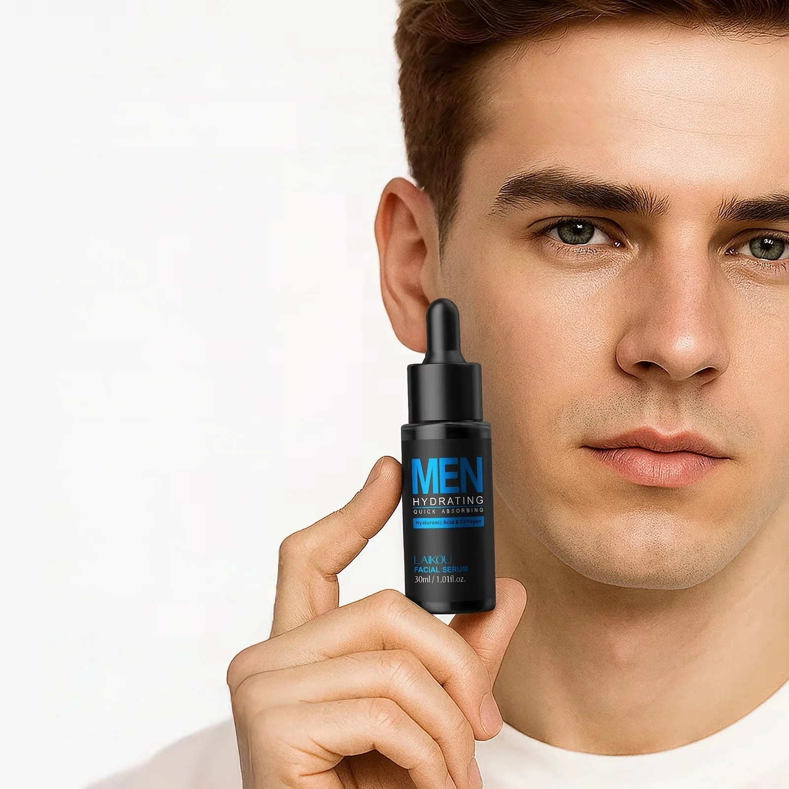Hyaluronic Acid Serum - Мужская сыворотка для лица, 30 мл,