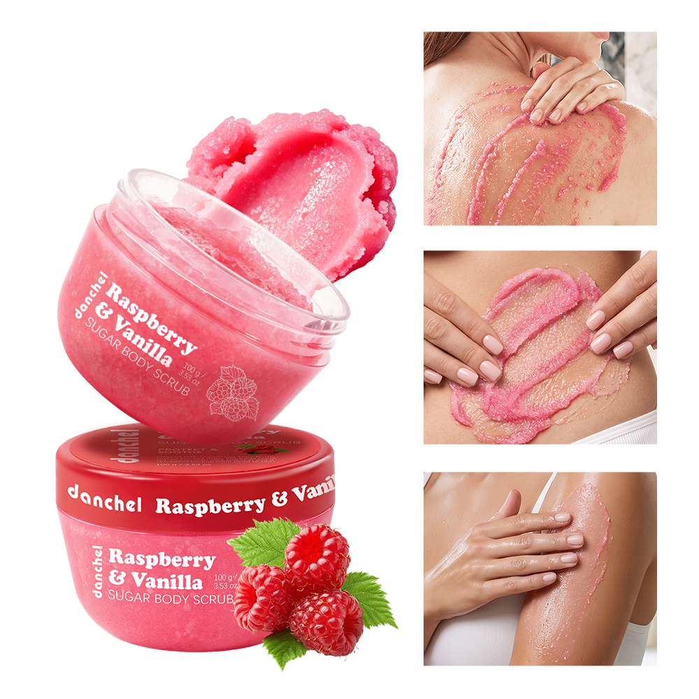Skincare Glow Glowing - Скраб для тела Raspberry Vanilla Sugar