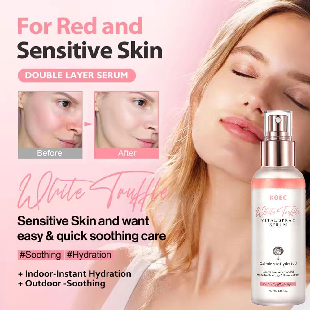 Skincare Glow Glowing - Корейский спрей-эссенция для лица с экстрактом
