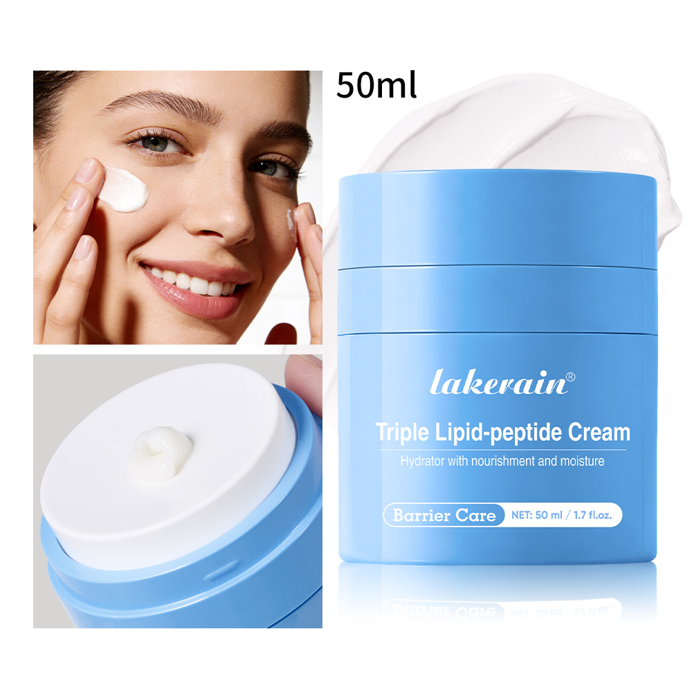 Skincare Non Comedogenic - Тройной липидный пептидный крем, длительный увлажняющий