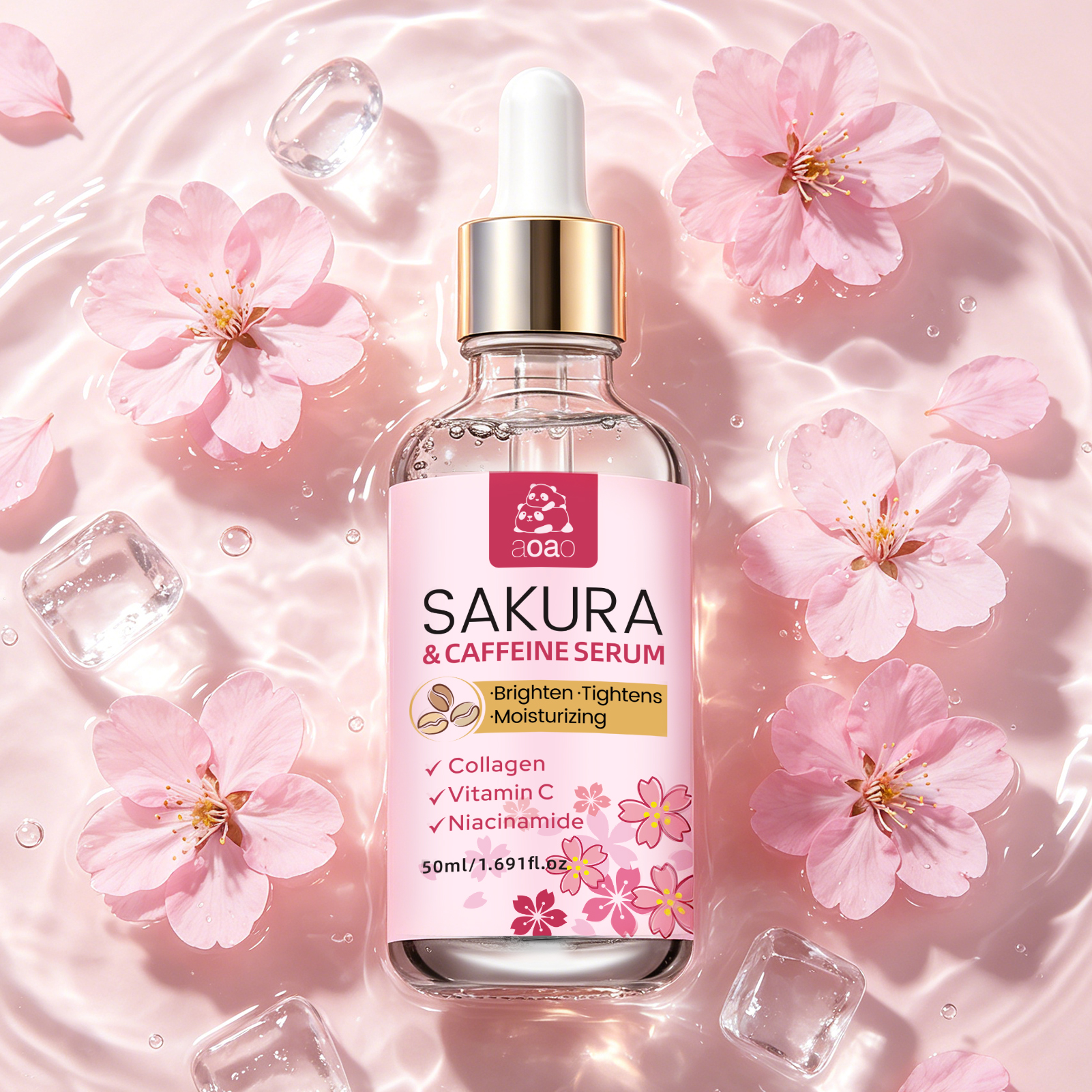 Niacinamide Brightening Serum - Эссенция сакуры содержит ниацинамид и витамин