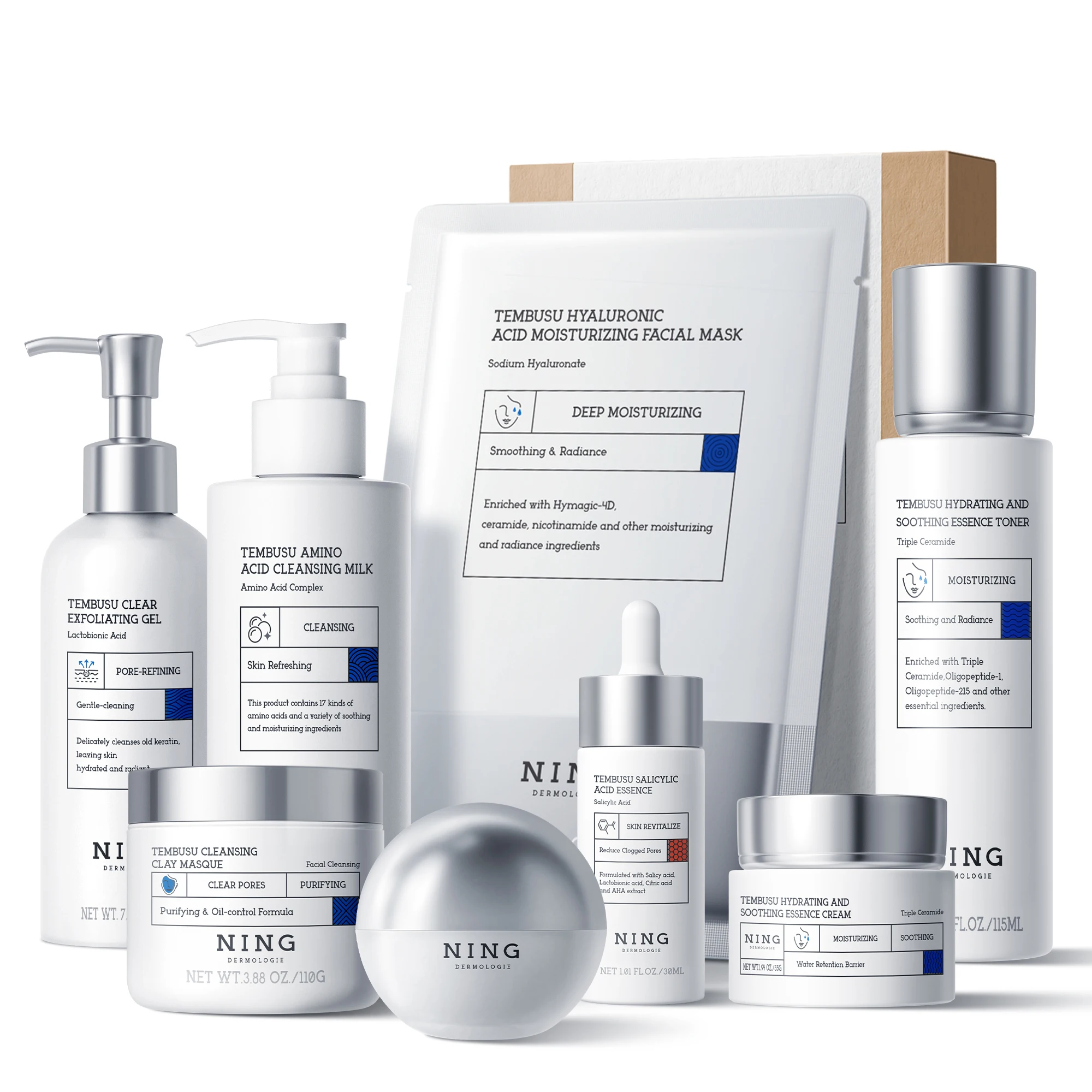 Набор для ухода за кожей Tembu – обзор и цена Hyaluronic Acid Serum