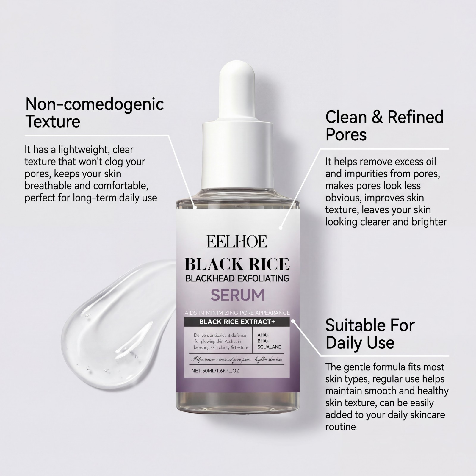 Сыворотка для отшелушивания с  – обзор и цена Skincare Non Comedogenic