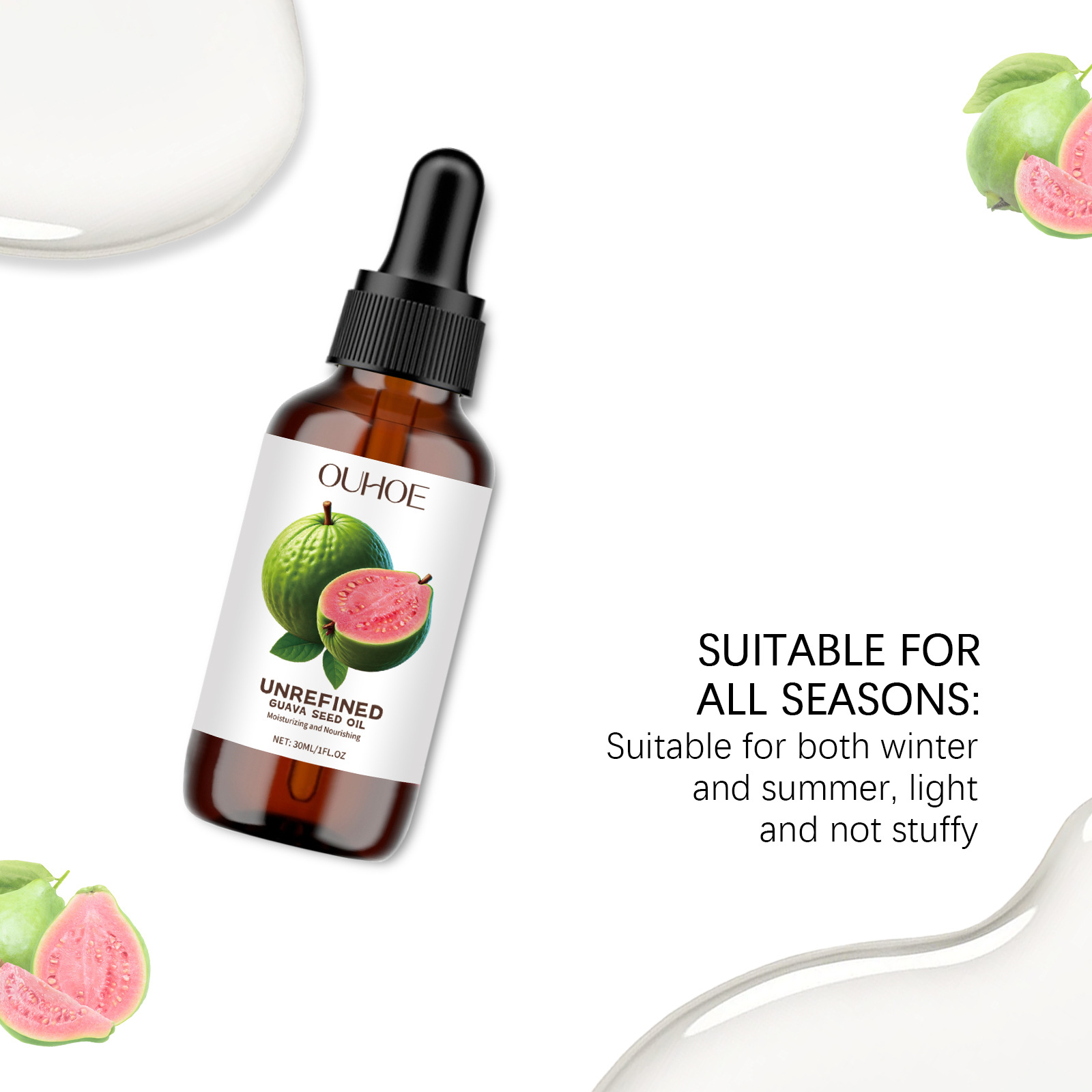 Натуральное масло семян Гуавы, – обзор и цена Skincare Glow Glowing