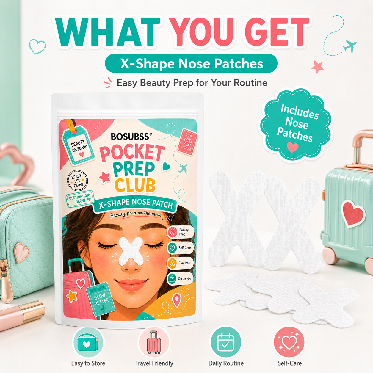 Патчи для носа BOSUBSS X-Shape – обзор и цена Skincare X Beauty