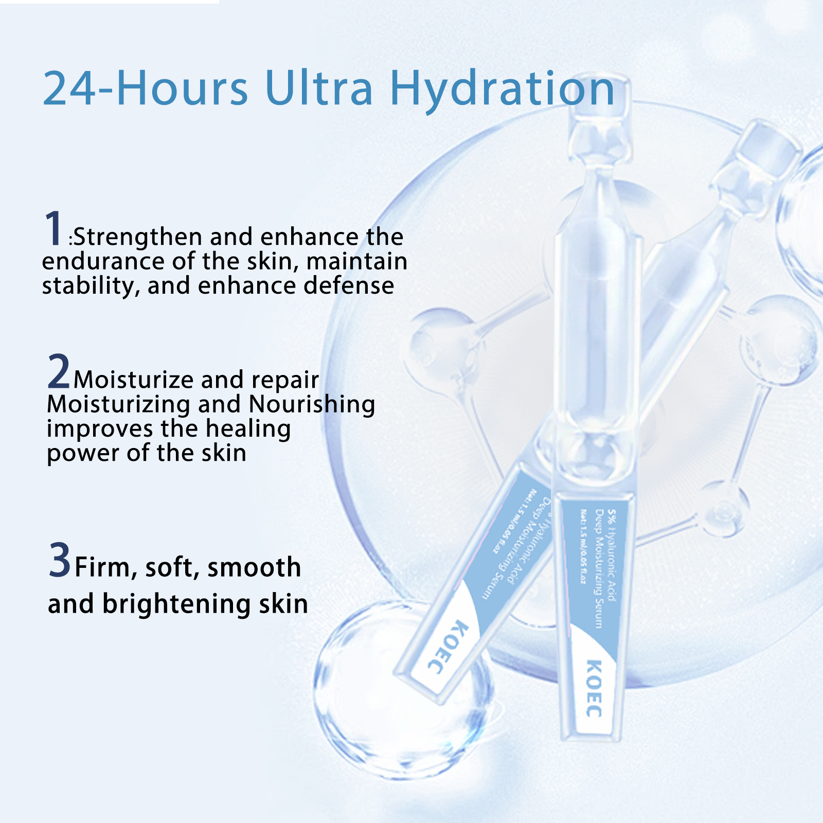30 шт. KOEC 5% гиалуроновая ки – обзор и цена Hyaluronic Acid Serum