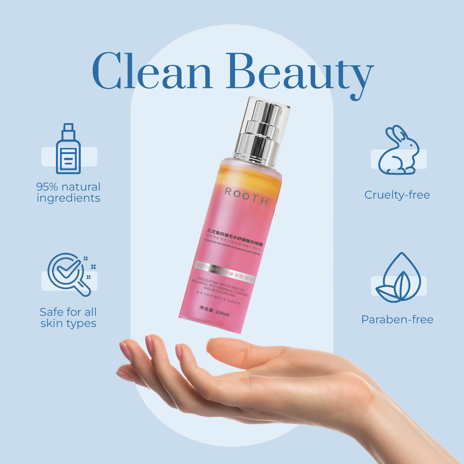 Спрей-мист для лица с гиалурон – обзор и цена Hyaluronic Acid Serum