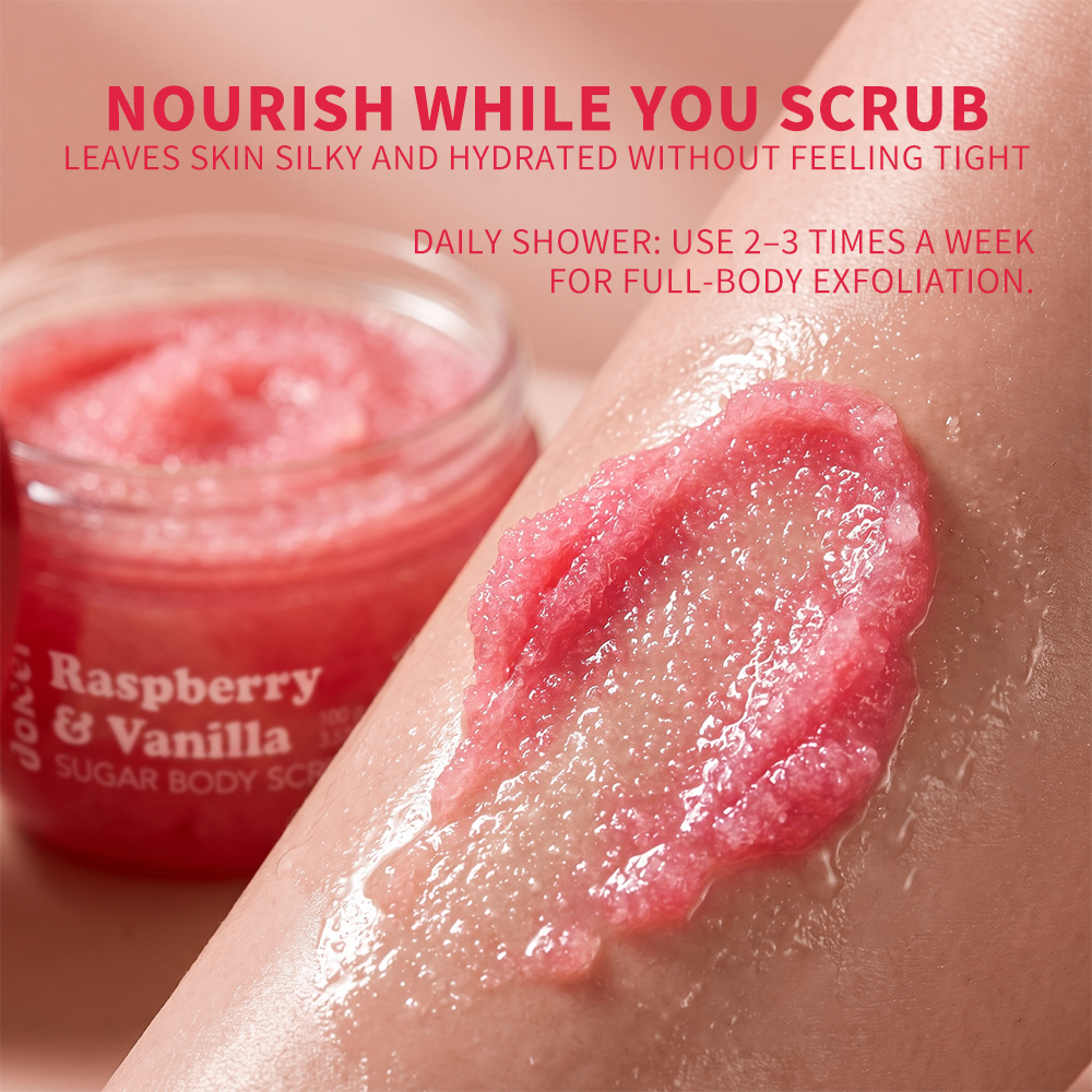 Скраб для тела Raspberry Vanil – обзор и цена Skincare Glow Glowing