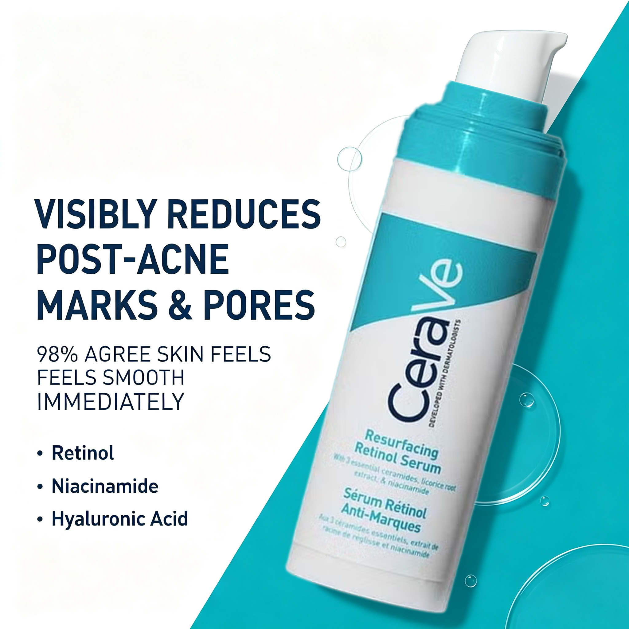 Сыворотка CeraVe с ретинолом,  – обзор и цена Skincare Non Comedogenic