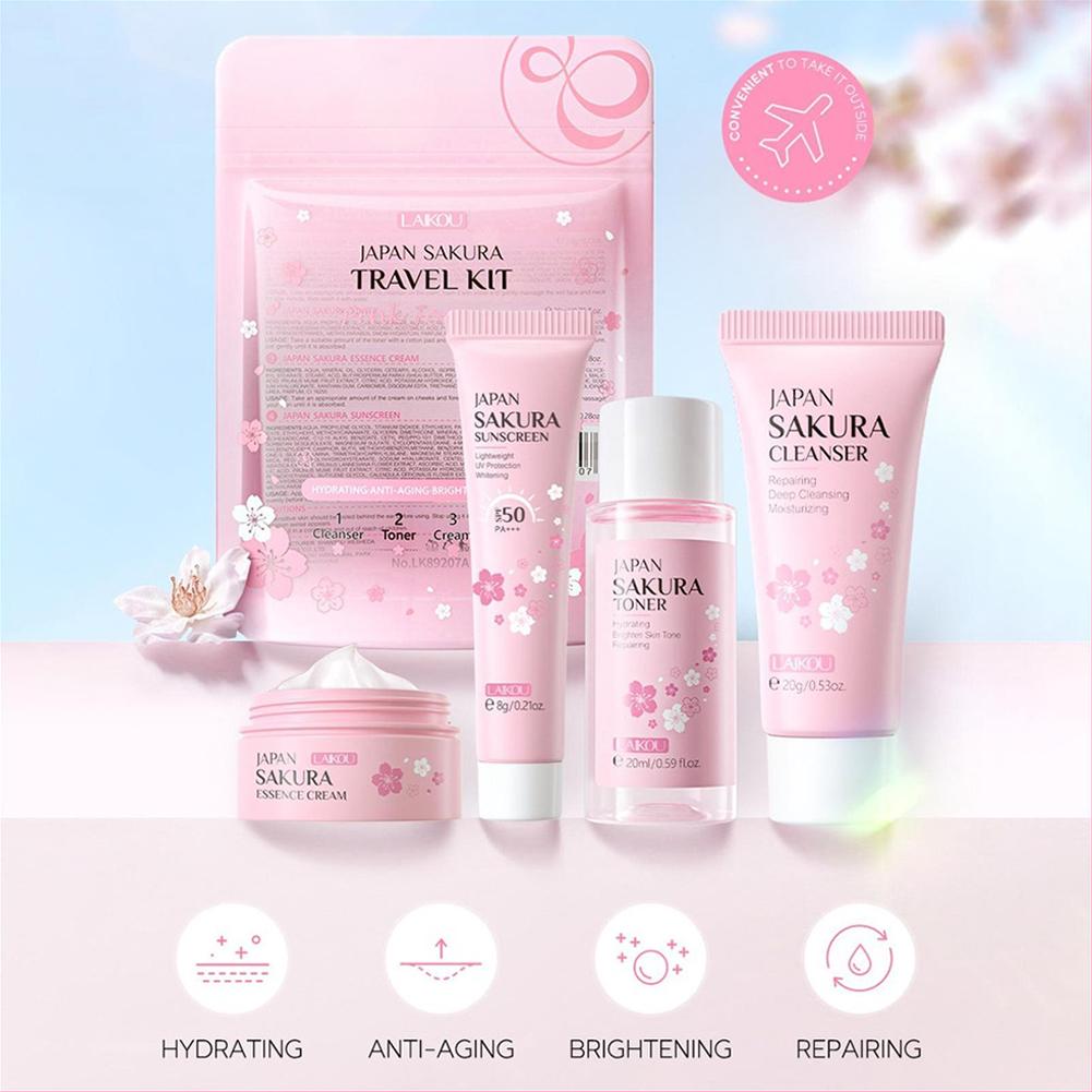Набор для ухода за кожей Сакур – обзор и цена Skincare Gentle